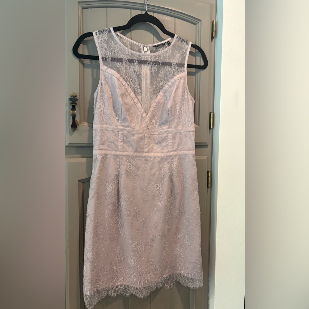 Marciano Los Angeles Lace Overlay Sheath Dress, Sleeveless, Size 6